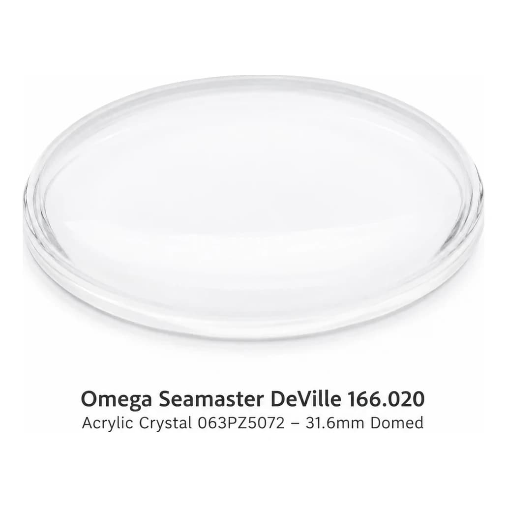 Omega Seamaster DeVille 166.020 Acrylic Crystal 063PZ5072 – 31.6mm Domed