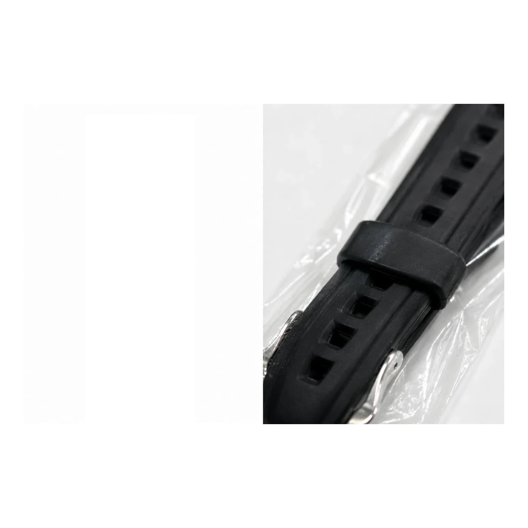 Genuine Casio OEM black rubber band 24mm for G-3000 G-3010 G-3011 series, part number 10062433